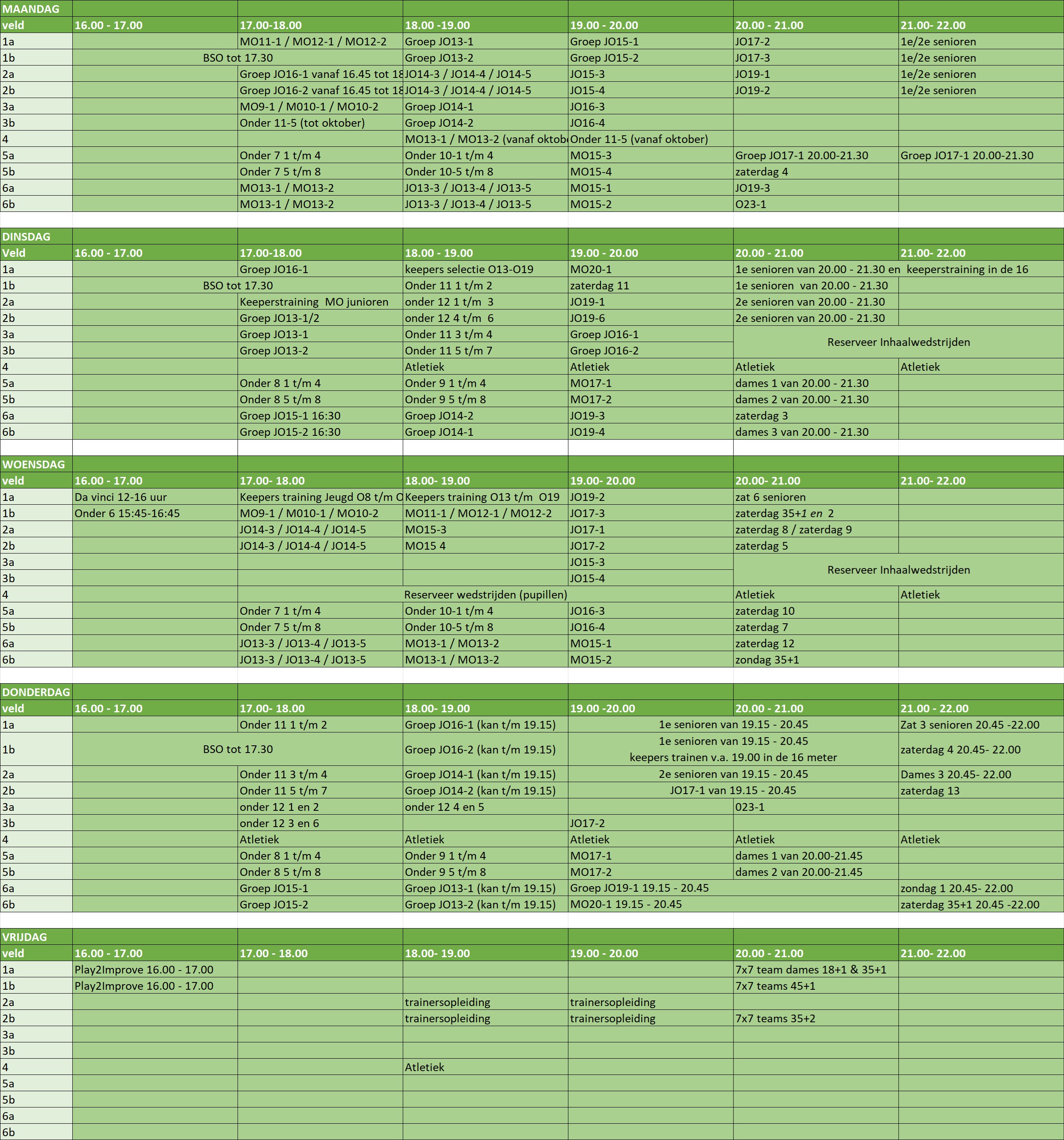 trainingsschema 2025-2026 v1.7 trainingsschema 2025-2026 v1.7